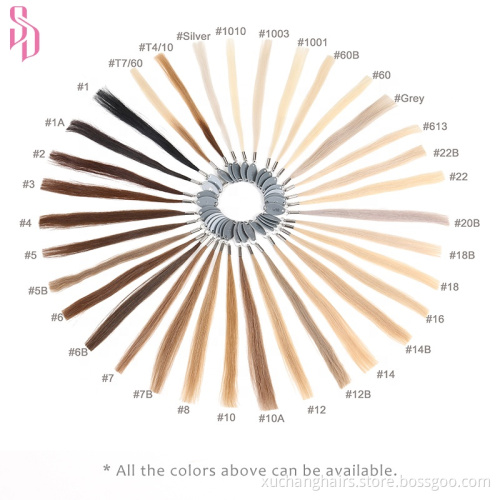 Double Drawn Pre-bonded 6d Hair Extensions Brazilian Natural Cuticle Aligned Remy Virgin 100% Human Hair